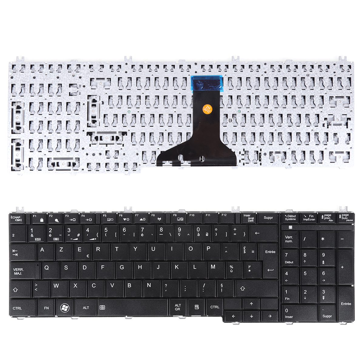 Picture of New Replacement Laptop Keyboard For TOSHIBA Satellite C650 C660 L650 L670 L675 L675D BLACK（without foil，win8）(OEM) FR Layout